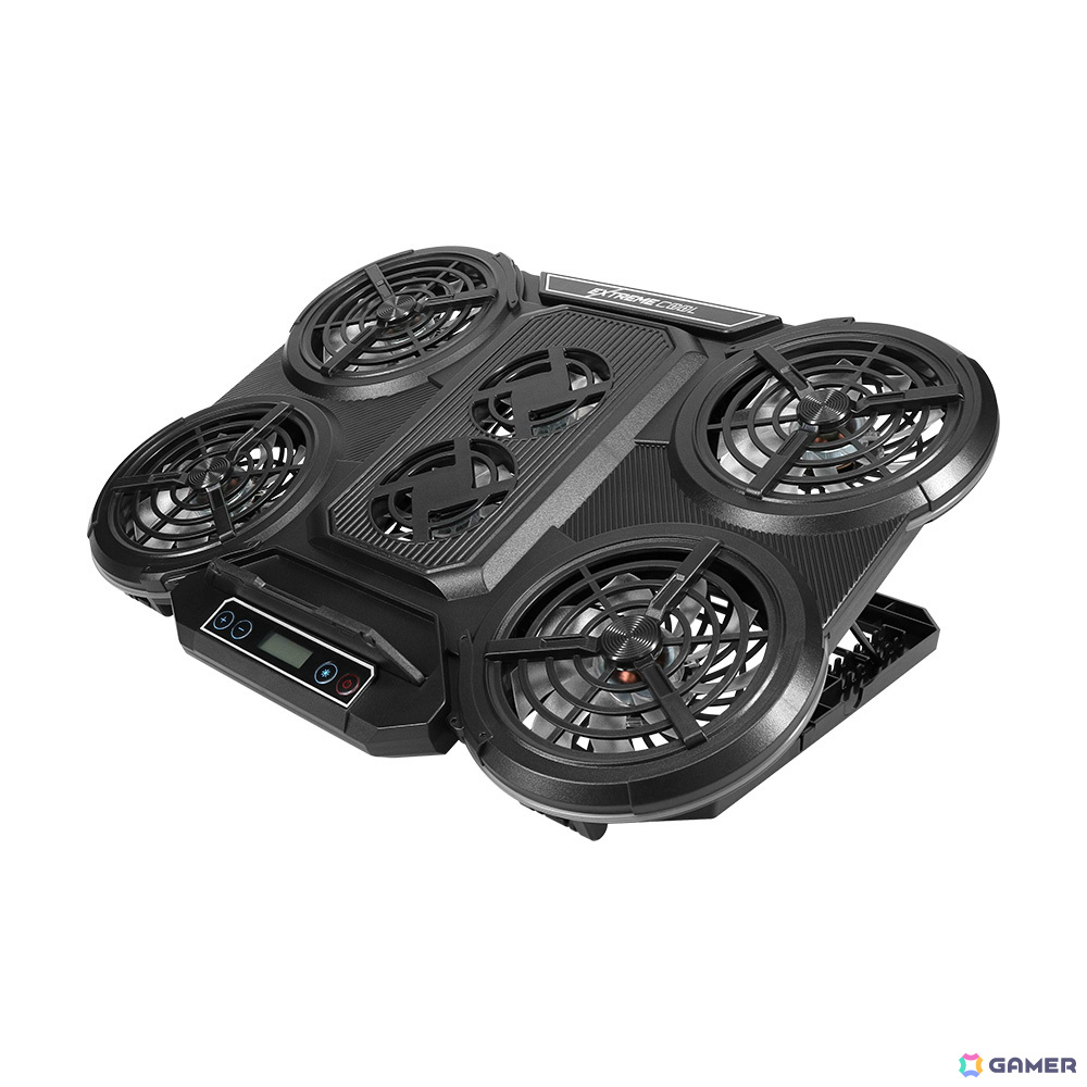 6基のファンでノートPCを効率よく冷却できるスタンド型クーラー「EXTREME COOL」が発売！スタイルに合わせて角度調整も可能の画像2