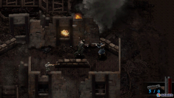 第一次世界大戦下を舞台にした2D見下ろし視点のサバイバルホラーゲーム「CONSCRIPT」が配信！弟を探して泥と血の塹壕を駆け抜けろの画像2