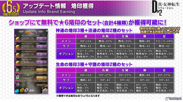 「D2メガテン」新バトルコンテンツは「D×2バトルトーナメント」！新☆5悪魔「魔神 クリシュナ」の登場も明らかになった6.5周年記念大型アップデート 直前特番まとめの画像17