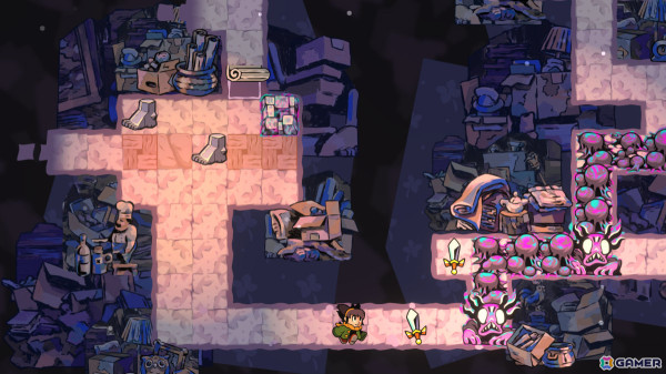 主人公が動けば世界も動くロールパズリングゲーム「アレンジャー・ロールパズリングの旅」がSwitchで配信！の画像