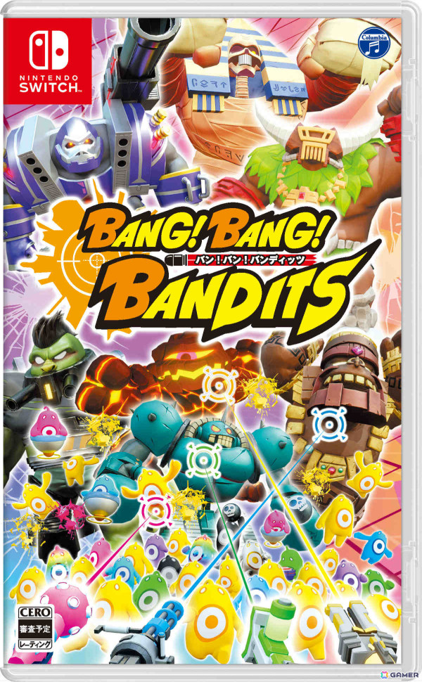 ポップなキャラたちが大暴れする爽快ガンシューティングゲーム「バン！バン！バンディッツ」が11月28日にSwitchで発売！の画像1
