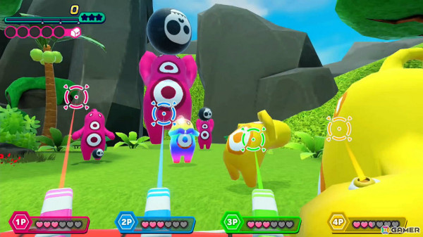 ポップなキャラたちが大暴れする爽快ガンシューティングゲーム「バン！バン！バンディッツ」が11月28日にSwitchで発売！の画像