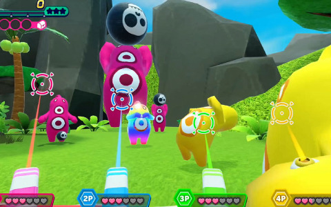 ポップなキャラたちが大暴れする爽快ガンシューティングゲーム「バン！バン！バンディッツ」が11月28日にSwitchで発売！