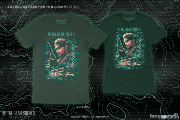 「メタルギア」シリーズより歴代の主人公が鮮やかに描かれたTシャツ3種が登場の画像6