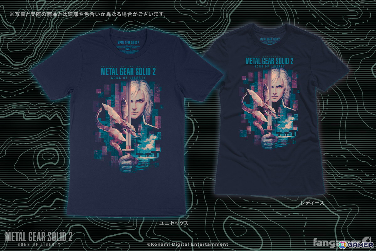 「メタルギア」シリーズより歴代の主人公が鮮やかに描かれたTシャツ3種が登場の画像