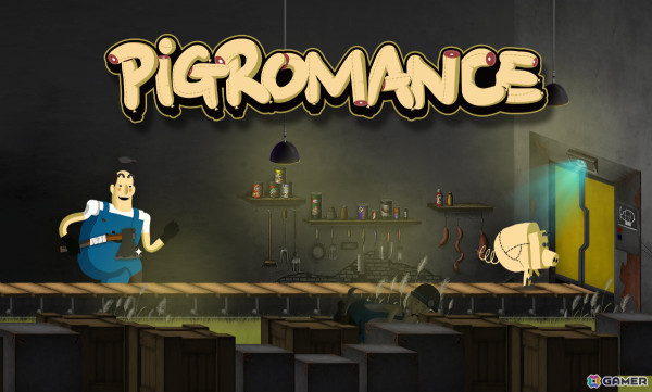 ソーセージになる運命に抗うオス豚の冒険劇を描くADV「PiGROMANCE」がSteamで正式リリース！の画像1