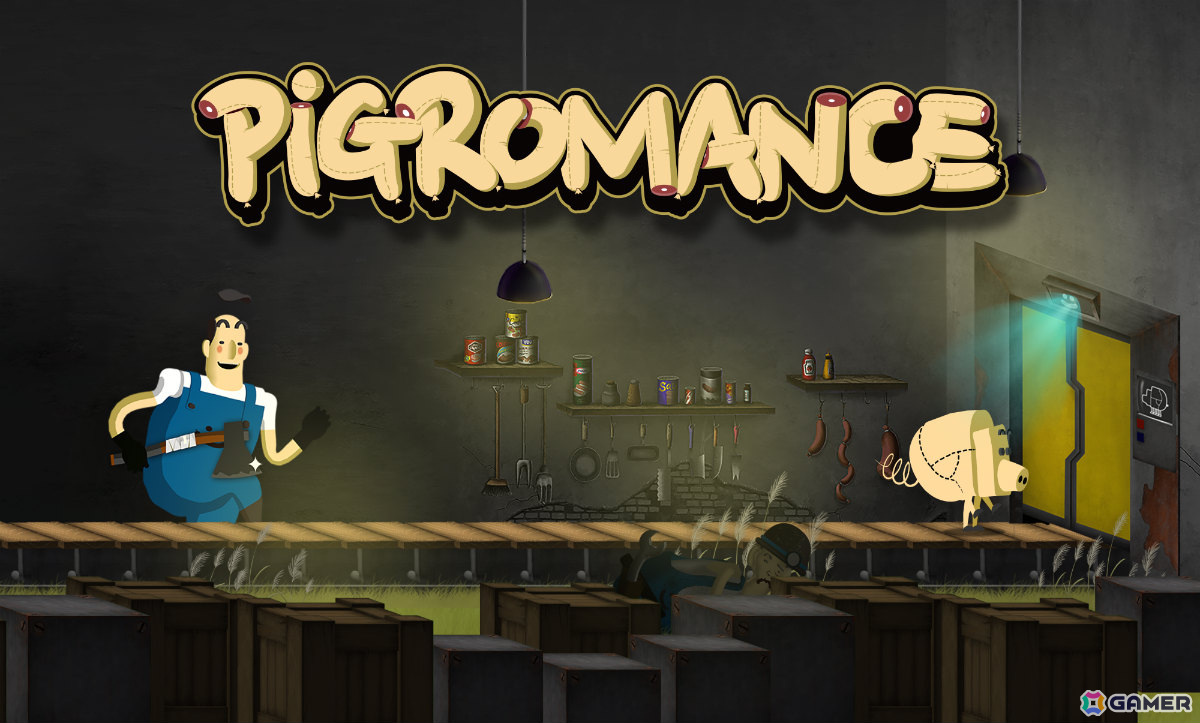ソーセージになる運命に抗うオス豚の冒険劇を描くADV「PiGROMANCE」がSteamで正式リリース！の画像