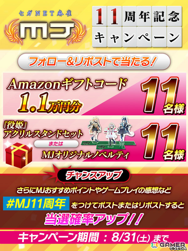 「セガNET麻雀 MJ」カジノモードに競馬風レースゲームが登場!動画視聴ガチャなどの新機能もの画像