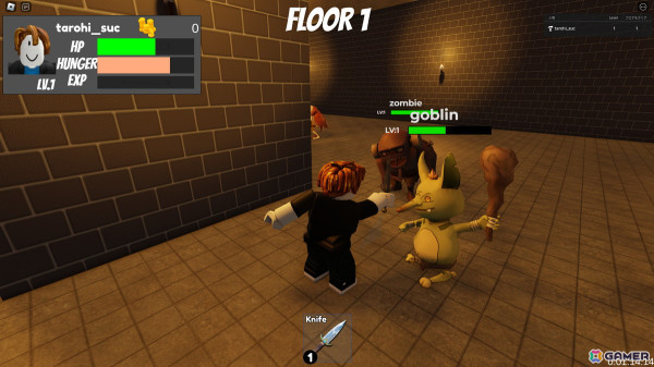 肉食RPG「ローグ飯」がRobloxで配信！肉を食べて飢えることなく地下100回を目指せの画像