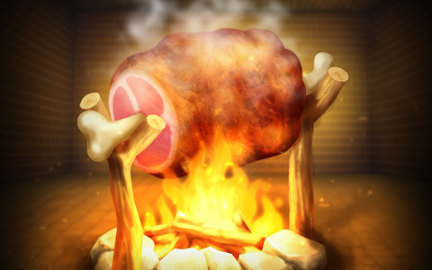 肉食RPG「ローグ飯」がRobloxで配信！肉を食べて飢えることなく地下100回を目指せ