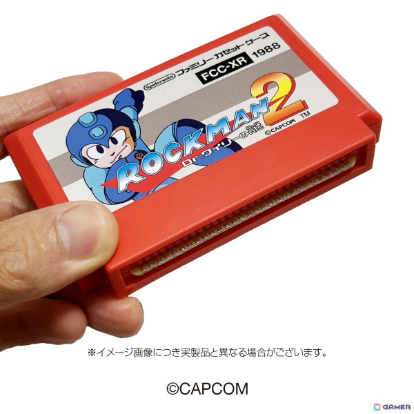 ゲームカセット風のカードホルダー「ファミリーカセットケース」の「ロックマン2」デザインが2024年9月に発売！の画像1