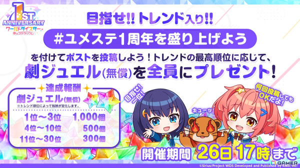 「ワールドダイスター 夢のステラリウム」1st Anniversaryを記念したキャンペーン開催！ アトレ秋葉原でのキャラポップストアなどもの画像26