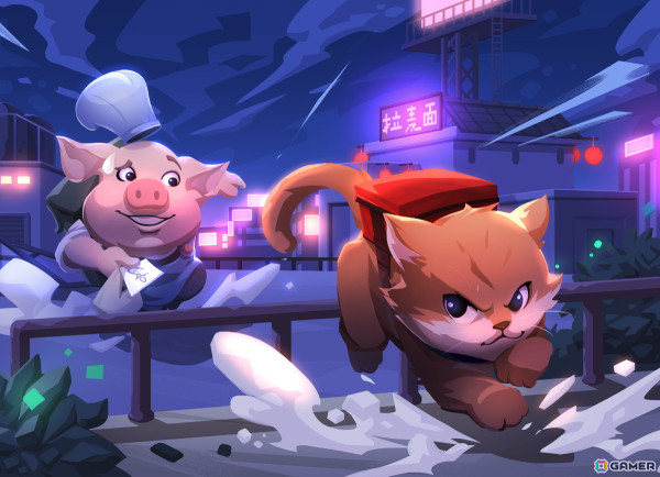 パルクール・ネコアクション「Hirocato: The Delivery Hero」がSteamで配信！ディストピア・メトロポリスを駆け抜ける“ネコの宅急便”の画像1