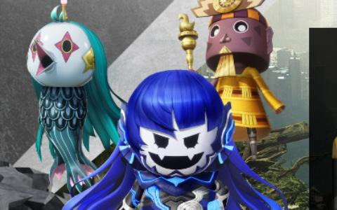 「真・女神転生V Vengeance」とシングルモルト三郎丸のコラボウイスキー“Type:Devils”の抽選販売が開始！ナホビホ、アマビエ、オニャンコポンの3匹が描かれる