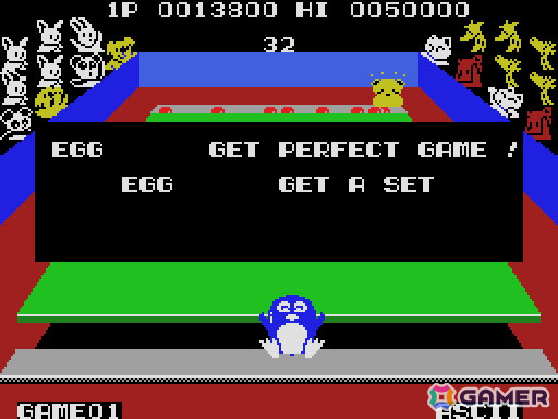 ネコやコアラなどの動物たちとボールを投げ合うアクションゲーム「ぺんぎんくんWARS（MSX版）」がプロジェクトEGGにて配信！の画像5