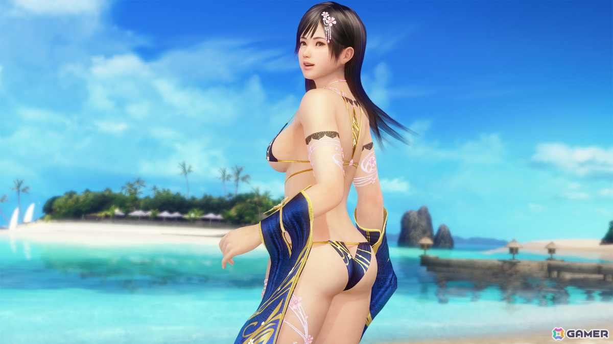 「DEAD OR ALIVE XVV」こころ（CV：川澄綾子）のトゥルーカラーアップデートが実施！SSR水着「月下桜花」や新機能「化粧」も登場の画像15