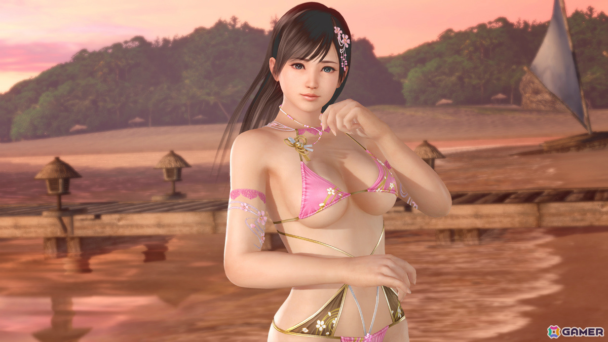 「DEAD OR ALIVE XVV」こころ（CV：川澄綾子）のトゥルーカラーアップデートが実施！SSR水着「月下桜花」や新機能「化粧」も登場の画像17