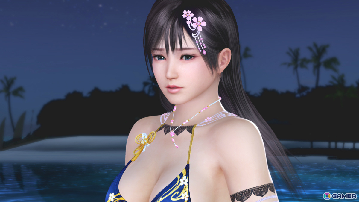 「DEAD OR ALIVE XVV」こころ（CV：川澄綾子）のトゥルーカラーアップデートが実施！SSR水着「月下桜花」や新機能「化粧」も登場の画像18