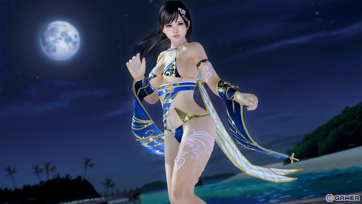 「DEAD OR ALIVE XVV」こころ（CV：川澄綾子）のトゥルーカラーアップデートが実施！SSR水着「月下桜花」や新機能「化粧」も登場の画像6