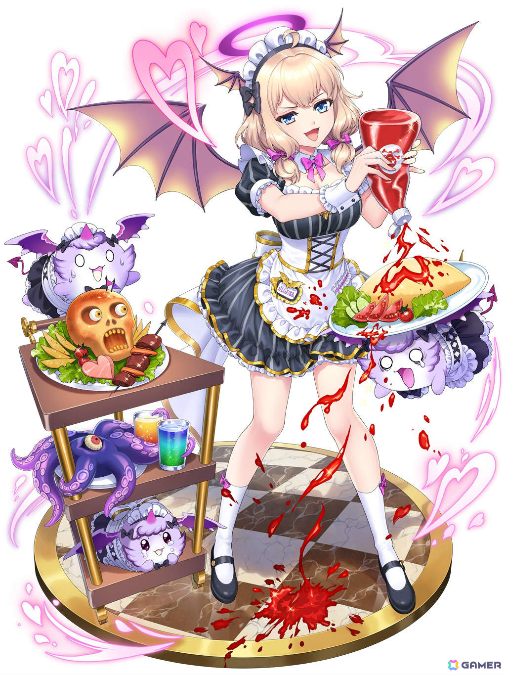 「黒ウィズ」カナメ(CV:高橋李依)、イーディス(CV:嶋村侑)など4キャラクターがガチャに登場!聖サタニック女学院シリーズの新イベントもの画像