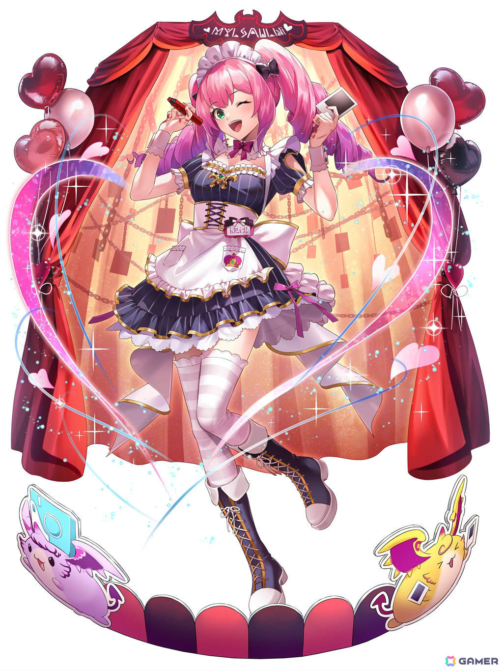 「黒ウィズ」カナメ(CV:高橋李依)、イーディス(CV:嶋村侑)など4キャラクターがガチャに登場!聖サタニック女学院シリーズの新イベントもの画像