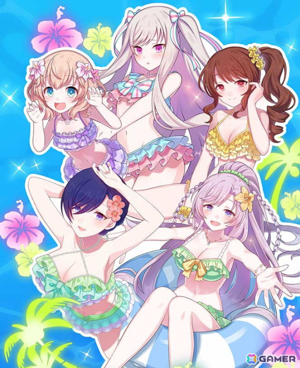 「ごまおつ」夏の大型イベント第1弾「真夏のドキドキ（ハート）トレジャーハント！乙女編」が開催！5乙女が水着姿で登場の画像5