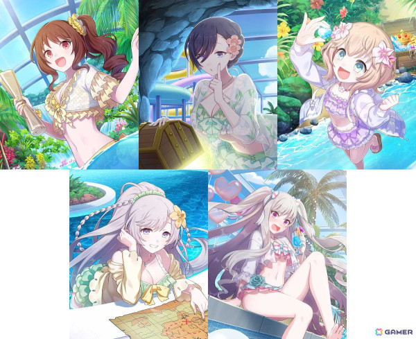「ごまおつ」夏の大型イベント第1弾「真夏のドキドキ（ハート）トレジャーハント！乙女編」が開催！5乙女が水着姿で登場の画像8