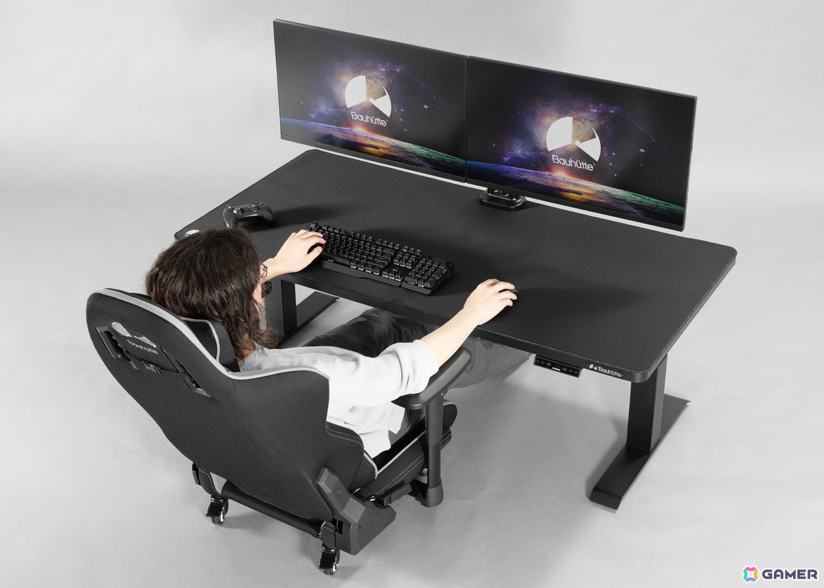 座布団からゲーミングチェアまで座り姿勢をフルカバーする“低さ”を極めた「電動スーパーゲーミングデスク」がBauhutteより発売！の画像7