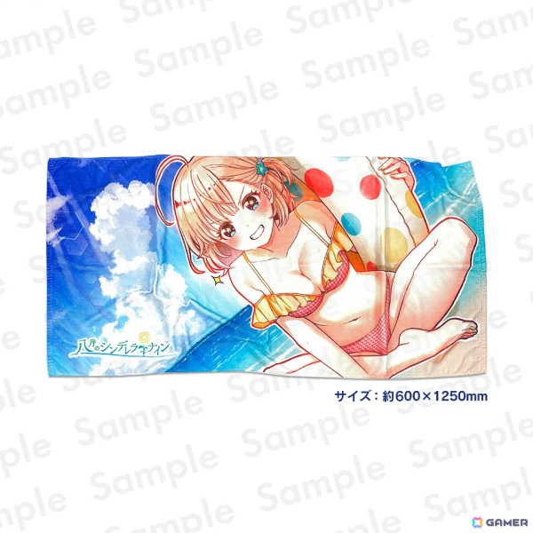 「ハチナイ」2024年夏の限定グッズ情報が公開！水着姿のキャラクターがデザインされたバスタオルやフルグラTシャツなどを8月11日より販売の画像2
