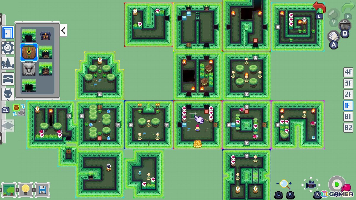 オリジナルダンジョンを作成できる「スーパーダンジョンDIY」がSwitchで配信！世界中のユーザーとダンジョンの共有もの画像2