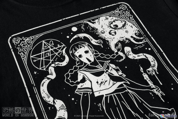「恐怖の世界」狂気渦巻く世界から這い出てきたようなロングスリーブTシャツやピンバッジなどが登場！の画像5