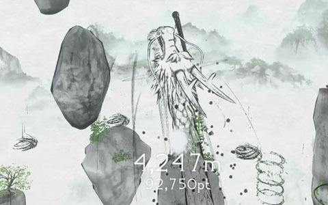 水墨山水画の世界を跳び回るリラックス禅アクション「TENSEI」PS5/Switch/Xbox/iOS版が配信開始！