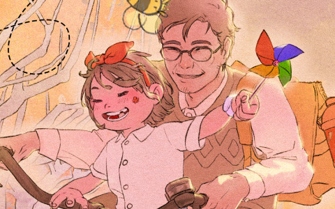 シングルファーザーと幼い娘の成長を描くインタラクティブフィクション「フラグメント 蔚然の成長物語」がリリース