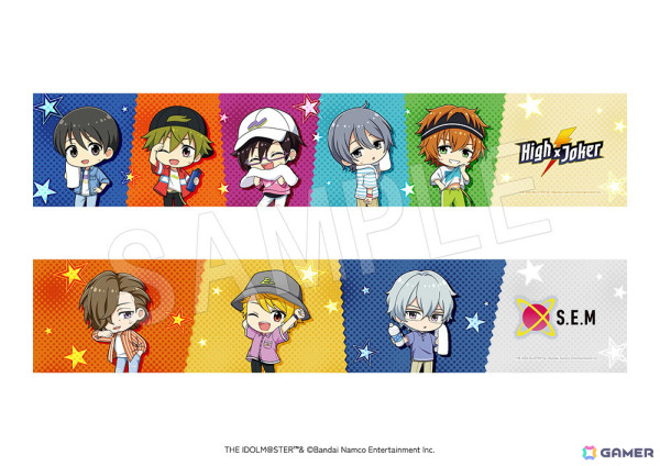 「アイドルマスター SideM」と「ROUND1」のコラボキャンペーンが開催！ラウンドワンを満喫する8人の描き下ろしビジュアルを使用したグッズも登場の画像11