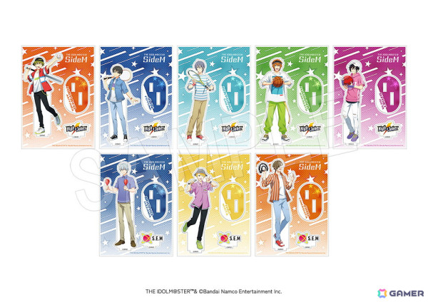「アイドルマスター SideM」と「ROUND1」のコラボキャンペーンが開催！ラウンドワンを満喫する8人の描き下ろしビジュアルを使用したグッズも登場の画像4