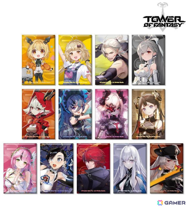 「タワーオブファンタジー」のアクスタパネルやアクリルネームプレートなどが受注開始！パーカーやTシャツ、ワイヤレス充電器など日用品もの画像7