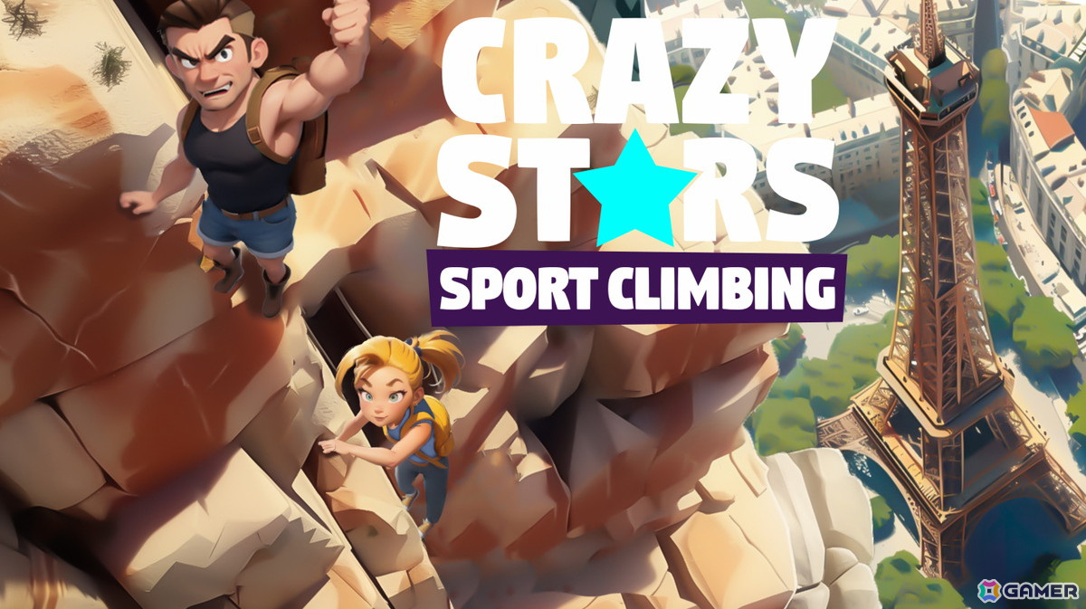 手軽に楽しめるクライミングゲーム「クレイジースターズ スポーツクライミング」がSwitchで配信!の画像