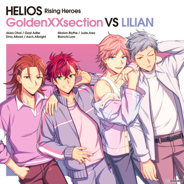 「エリオスライジングヒーローズ」9月27日発売となるCD「GoldenXXsection VS LILIAN」のジャケットイラスト＆ドラマトラックが公開！の画像1