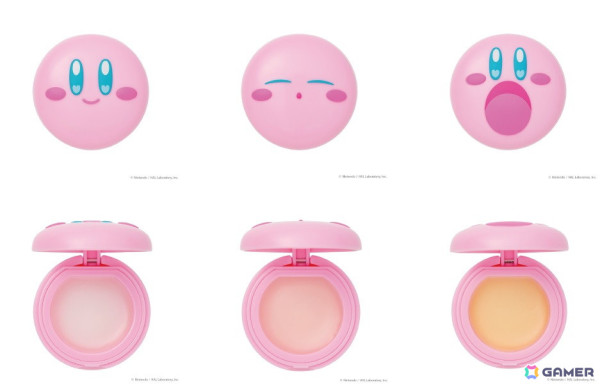 「星のカービィ」立体的な3種の表情のフェイス型リップバームとふわもこなリボン付き「ヘアバンド」が発売決定！の画像3