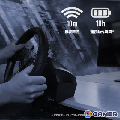 ホリ、ソニー公式ライセンス取得のステアリング型コントローラー「ワイヤレスレーシングホイール APEX for PS5, PS4, PC」を10月に発売！の画像3