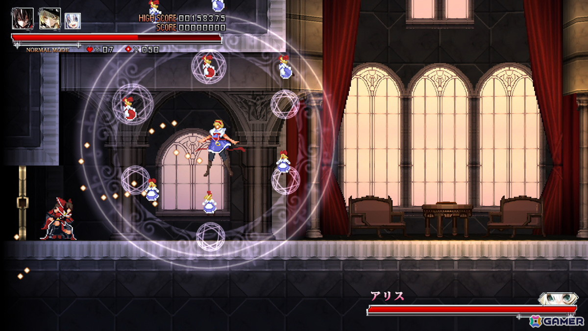 横スクロール弾幕アクション「紅魔城レミリア 緋色の交響曲」PS5版が配信！PS Plus利用者向けに10％OFFセールもの画像6