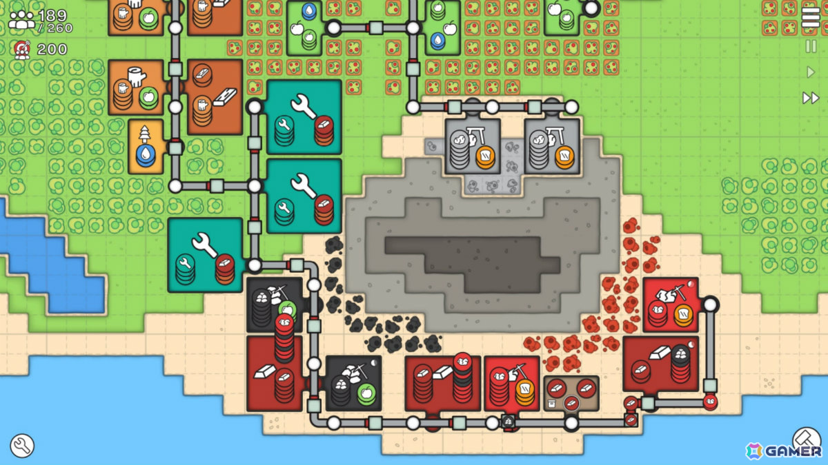 物流を効率化させながら土地を開拓するミニマルな街づくりゲーム「Mini Settlers」の早期アクセスが開始！の画像5