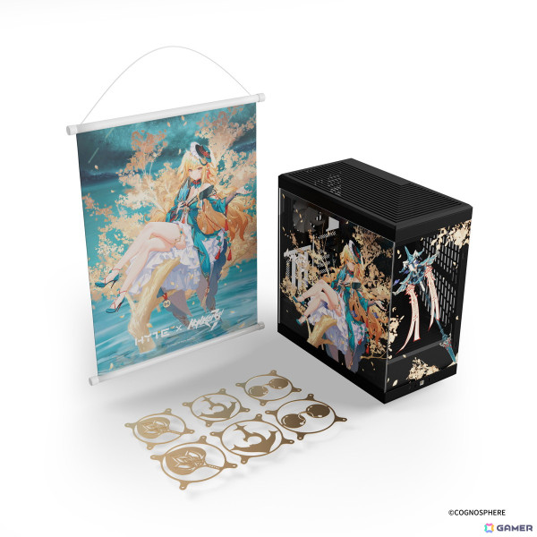 「崩壊3rd」の松雀（瞞天嬉遊・旭影）コラボPCケース「HYTE Y40 Songque Limited Edition」が予約開始！パノラマガラス全面の描き下ろしイラストが大迫力の画像1