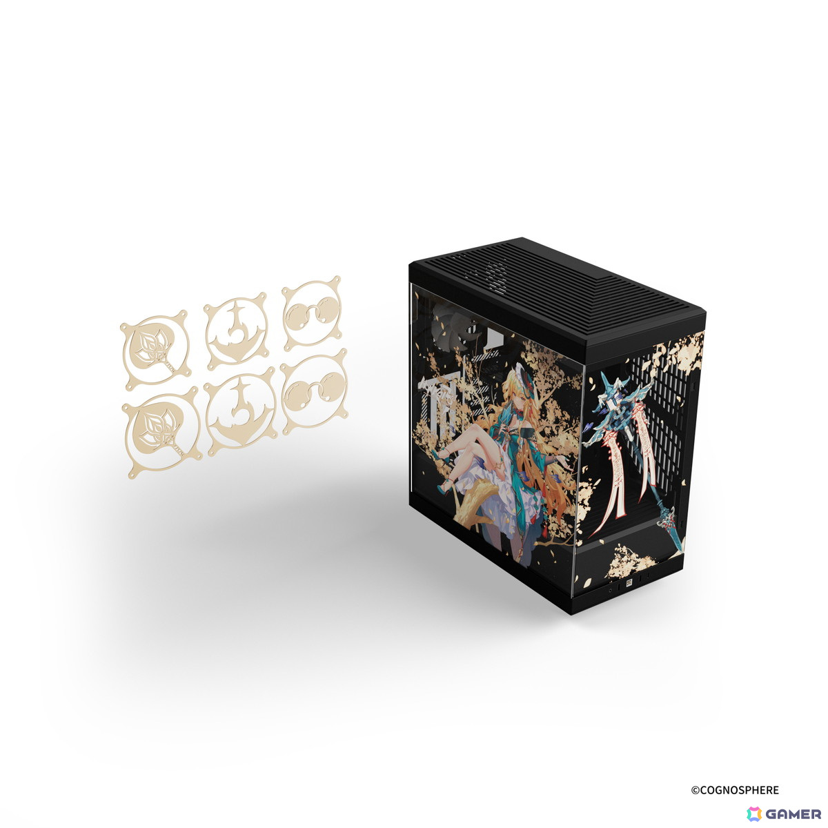 「崩壊3rd」の松雀（瞞天嬉遊・旭影）コラボPCケース「HYTE Y40 Songque Limited Edition」が予約開始！パノラマガラス全面の描き下ろしイラストが大迫力の画像9