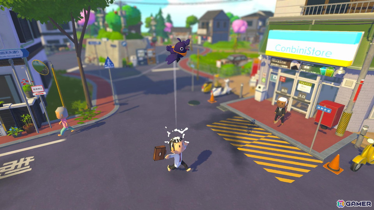 3DジョークACT「カラスのおしごと｜Just Crow Things」がSwitch/Steamで8月15日に配信！イタズラしながら町一番のイケてるカラスを目指せの画像5