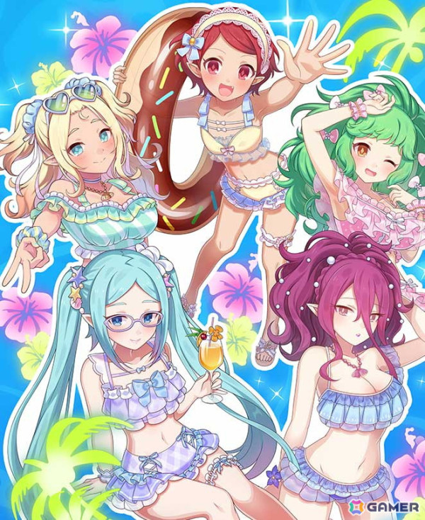「ごまおつ」で夏イベント第2弾「真夏のドキドキ♥トレジャーハント！悪魔編」が開催！ジギタリスら5悪魔の水着衣装も登場の画像5
