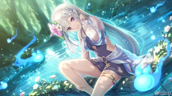 「プリンセスコネクト！Re:Dive」×「Re:ゼロから始める異世界生活」コラボ第2弾でエミリア、レム、エキドナが水着姿になって登場！の画像3