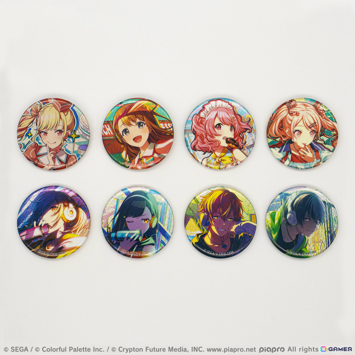 プロセカ」グリッター缶バッジ イベントイラストコレクション vol.33