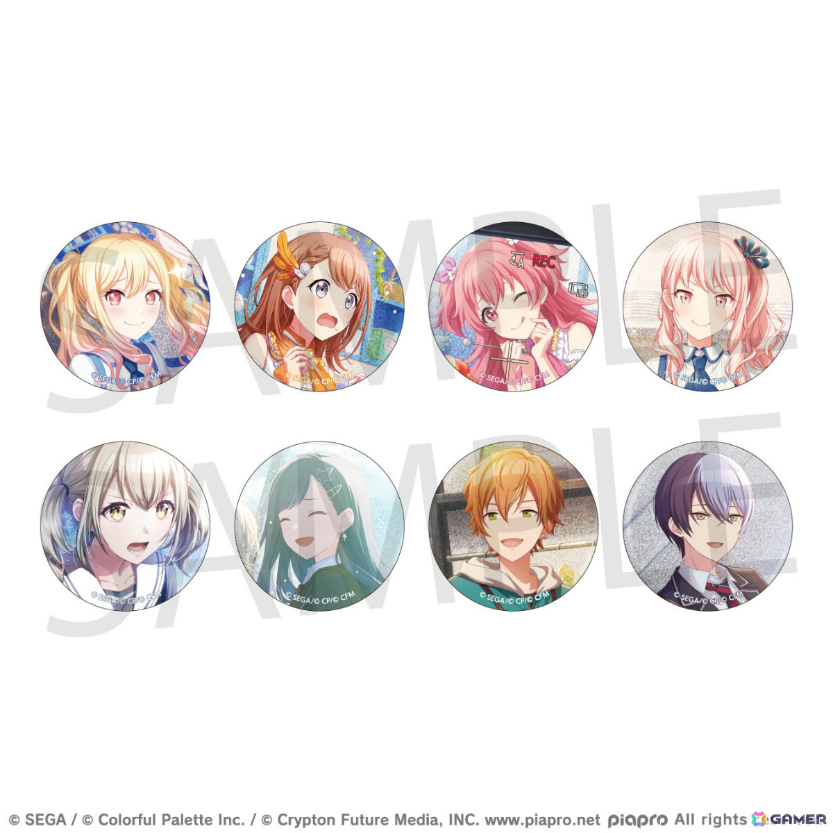 「プロセカ」グリッター缶バッジ イベントイラストコレクション vol.33/vol.34の予約受付が開始！の画像5