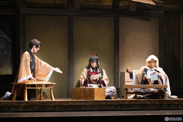「ミュージカル『刀剣乱舞』 和泉守兼定 堀川国広 山姥切国広 参騎出陣 ～八百八町膝栗毛～」が開幕！舞台写真が到着の画像13